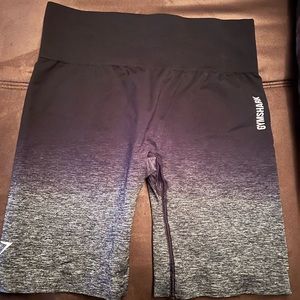 Gymshark Ombré Black Workout Shorts
